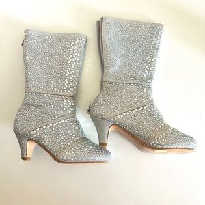 Rhinestone boots size little girls 2
